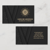 Gouden Bloem Logo Visitekaartje (Voorkant / Achterkant)