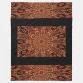 Gouden Bloem van Licht Fleece Deken (Voorkant)