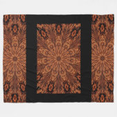 Gouden Bloem van Licht Fleece Deken (Voorkant (Horizontaal))