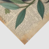 Gouden Bloem – Vrouw met Gele Bloemen Decoupage Tissuepapier (Detail)