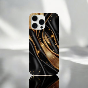 gouden bloemblaadjes schild iPhone 16 pro max hoesje