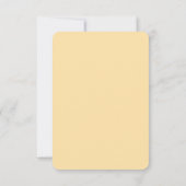 Gouden Bloemen Bedankkaart (Achterkant)