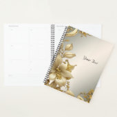 Gouden Bloemen Bruiloft Planner (Display)