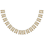 Gouden  Bloemen Bunting Flag Vlaggetjes (Alle)