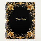 Gouden Bloemen Huwelijksplanner Planner (Voorkant)