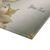 Gouden Bloemen Snijplank (Hoek)