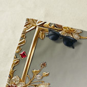 Gouden  Bloemen Strandlaken (In situ)