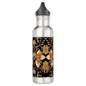 Gouden Bloemen Waterfles Waterfles (Links)