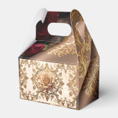 "Gouden Bloemendaligheid" Bedankdoosjes (Achterkant)