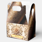 "Gouden Bloemendaligheid" Bedankdoosjes (Geopend)