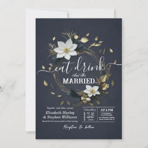 Gouden Bloemenkrans EET Drinken & Trouwen Trouwfee Kaart