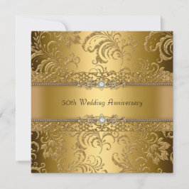 Gouden Bloemenslingering 50ste Huwelijksjubileum U Kaart