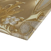 Gouden  Bloemensnijplank Snijplank (Hoek)