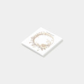 Gouden Bloemige Sierlijst Post-it Notities Post-it® Notes (Schuin)