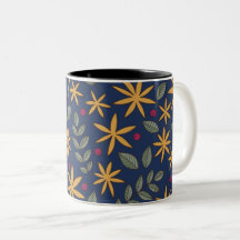 Gouden Bloemmotief Botanisch Ontwerp