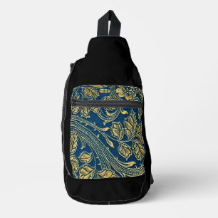 Gouden Bloesem Elegantie Sling Bag