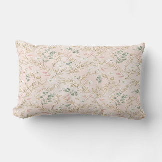 Gouden Blush Bloemen Bruidskussen Kussen