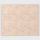 Gouden Blush Roze Dierenprint Cadeaupapier (Vlak)