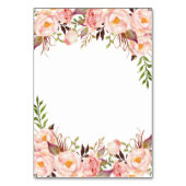 gouden blush roze pioen bruiloft invoegen Kaarten (Achterkant)