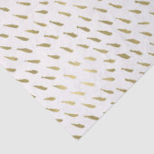 Gouden Blush Roze Wit Ombre Abstract Tissuepapier (Detail)