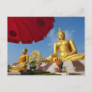 gouden boeddha briefkaart