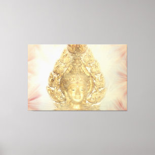 gouden boeddha canvas afdruk