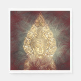 gouden boeddha napkins servetten