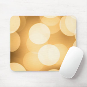Gouden Bokeh Lichtjes Esthetische Elegante Warme G Muismat