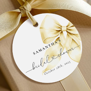 Gouden Boog Bruiloft Favor Tags Bedankjes Labels