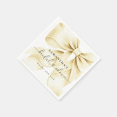 Gouden Boog Bruiloft Feestservies Papieren Servett Servet (Hoek)