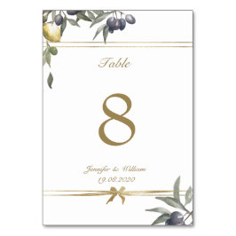 Gouden boog Olijven & Citroenen Kaart