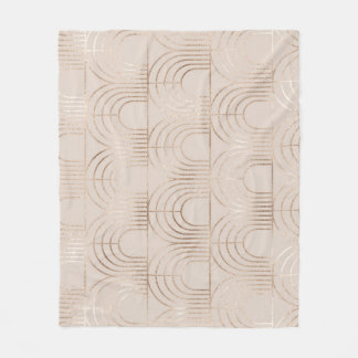 Gouden boog Tegels Art Deco. Fleece Deken