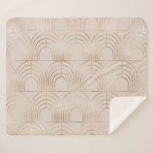 Gouden boog Tegels Art Deco. Sherpa Deken (Voorkant (horizontaal))