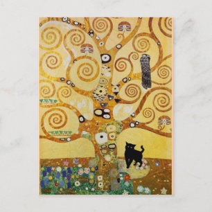 Gouden Boom des Levens Kunst – Art Nouveau Klimt Briefkaart