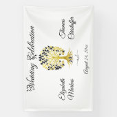 Gouden boom van het leven Tijdloze Sophisticated b Spandoek (Verticaal)