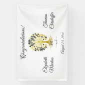 Gouden boom van het leven Tijdloze Sophisticated b Spandoek (Verticaal)