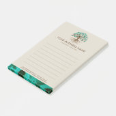 Gouden boom van het leven - Yggdrasil - Malachietb Post-it® Notes (Schuin)