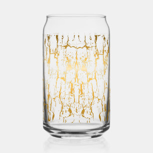 Gouden Boomstam Barsten Blikvorm Glas