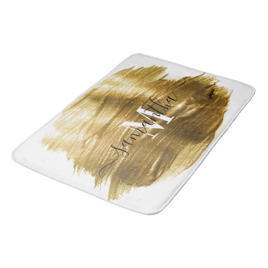 Gouden borstel badmat (Gekanteld)