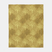 Gouden bos fleece deken (Voorkant)