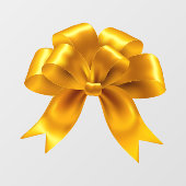 Gouden Bow Window Decal (Vel)