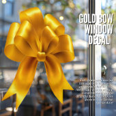Gouden Bow Window Decal