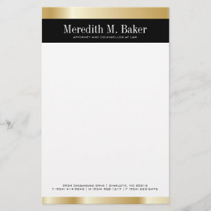 Gouden Briefhoofd Folder Flyer