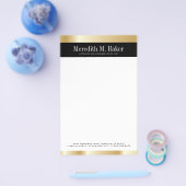 Gouden Briefhoofd Folder Flyer (Enkel)