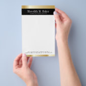 Gouden Briefhoofd Folder Flyer (Hand)