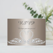Gouden bronzen diamanten zwaan alle evenement rsvp (Staand voorkant)