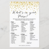 Gouden Bruidsfeest Spel - Wat zit er in je tas (Voorkant)