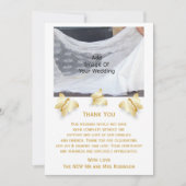 Gouden bruiloft Bedankt Card Butterflies Design (Voorkant)