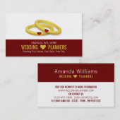 Gouden bruiloft, bruiloft visitekaartje (Voorkant / Achterkant)