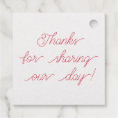 Gouden bruiloft dank u, wolf paar bedankjes labels (Achterkant)